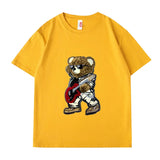 Rock Bear - Heavyweight 3D Pearl Embellished Tee