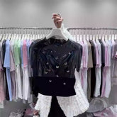 Heavy- Butterfly Embellishment Sequin Tee