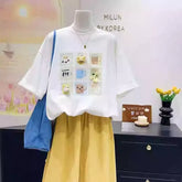 🎀Fresh flower bow short-sleeved T-shirt