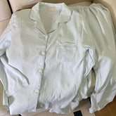 Cozy Pajama Shirt-Solid Color