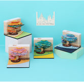 Handcrafted Zen Tree Memo Pad🛒Buy 2 Free Shipping