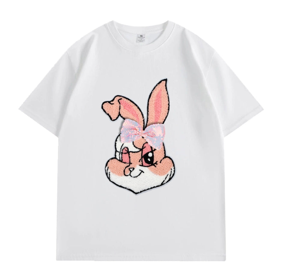 Pink Bunny Heavyweight Tee