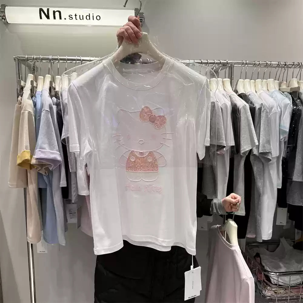 Purr-fectly Tailored Tee - 2025 Summer Kitty Collection